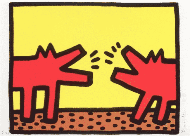 4 Pop Shop IV by Keith Haring