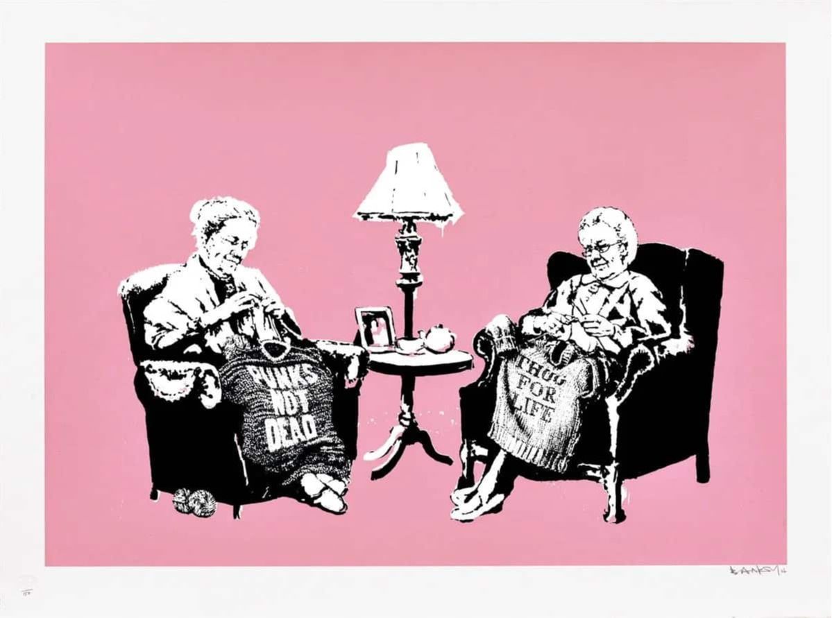Grannies by Banksy