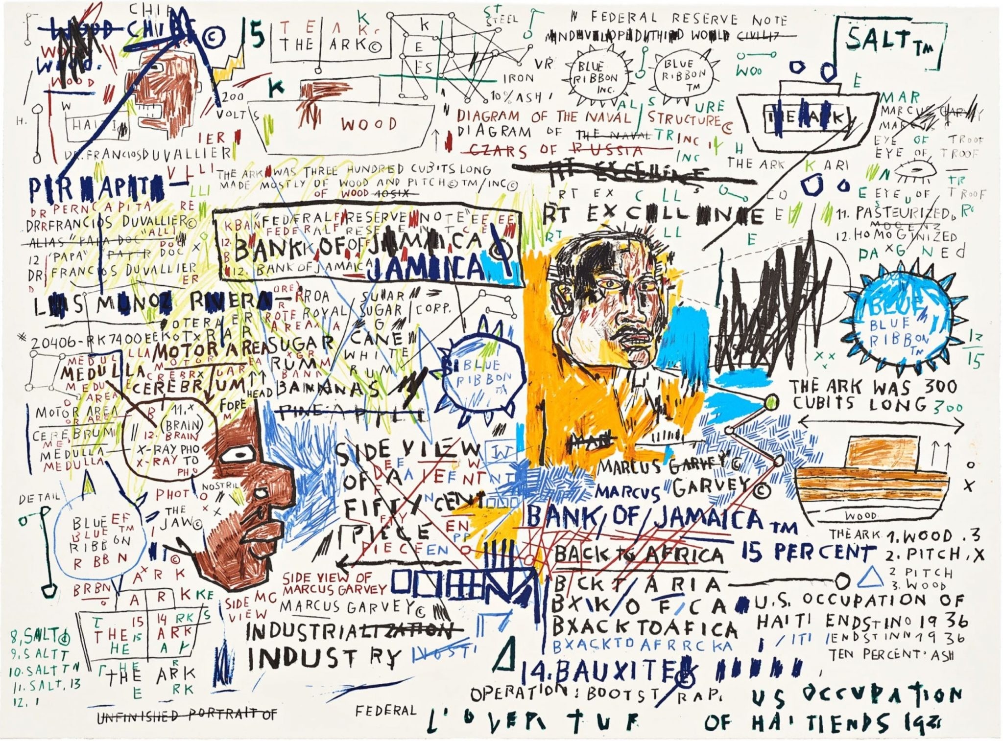 View 50 Cent Piece by Jean-Michel Basquiat