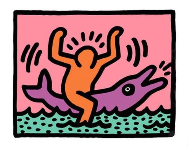 2 Pop Shop V by Keith Haring