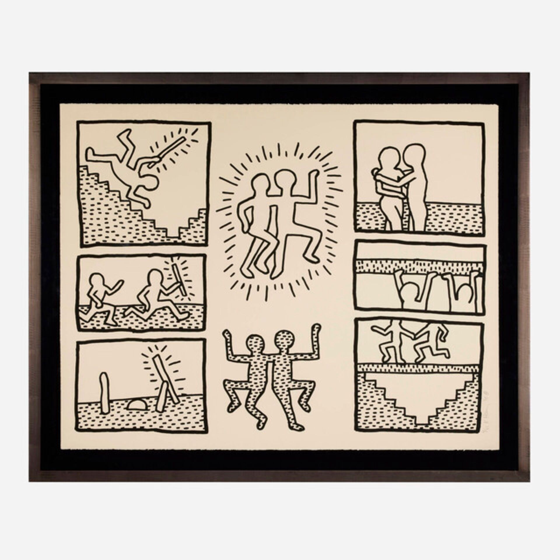 The Blueprint Drawings #4 by Keith Haring