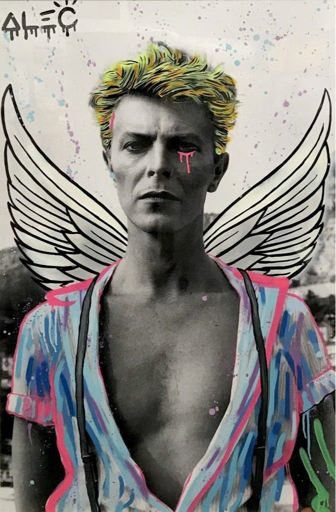 WINGS OVER BOWIE by Alec Monopoly
