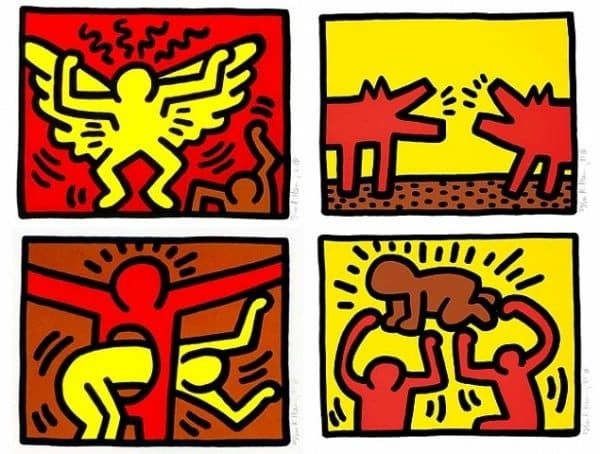Pop Shop Quad IV by Keith Haring
