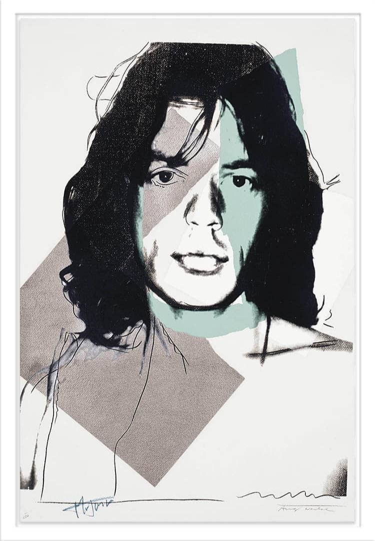 Mick Jagger 138 by Andy Warhol
