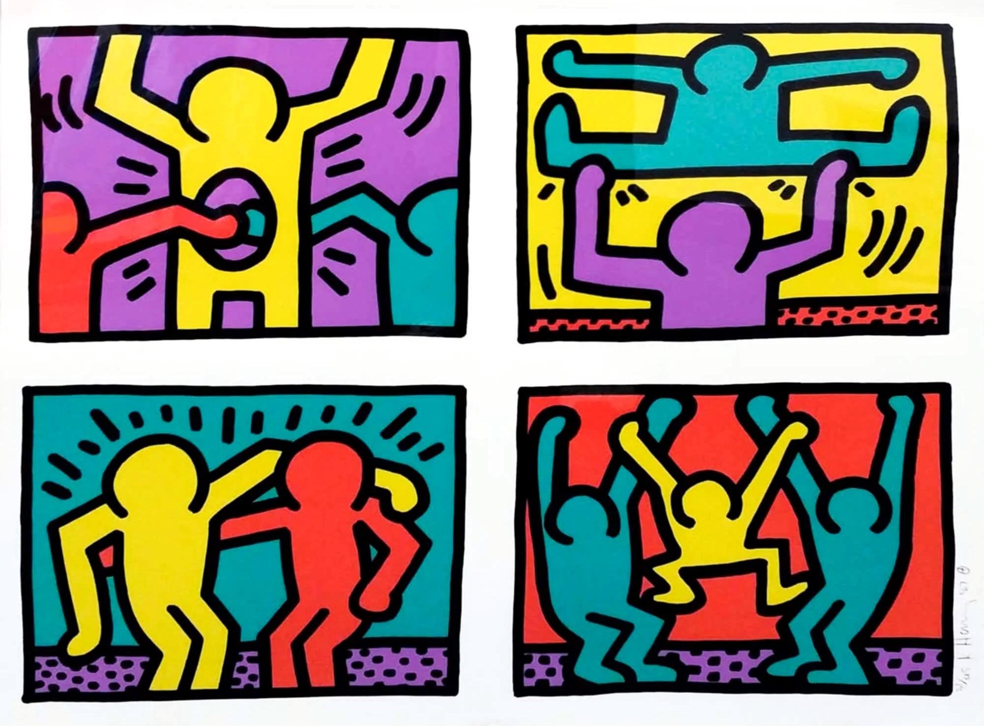 Pop Shop Quad I by Keith Haring