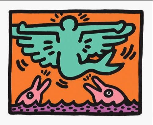 3 Pop Shop V by Keith Haring