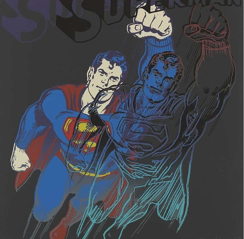 SUPERMAN by ANDY WARHOL