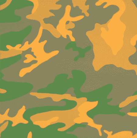 Camo TP Green And Yellow by Andy Warhol