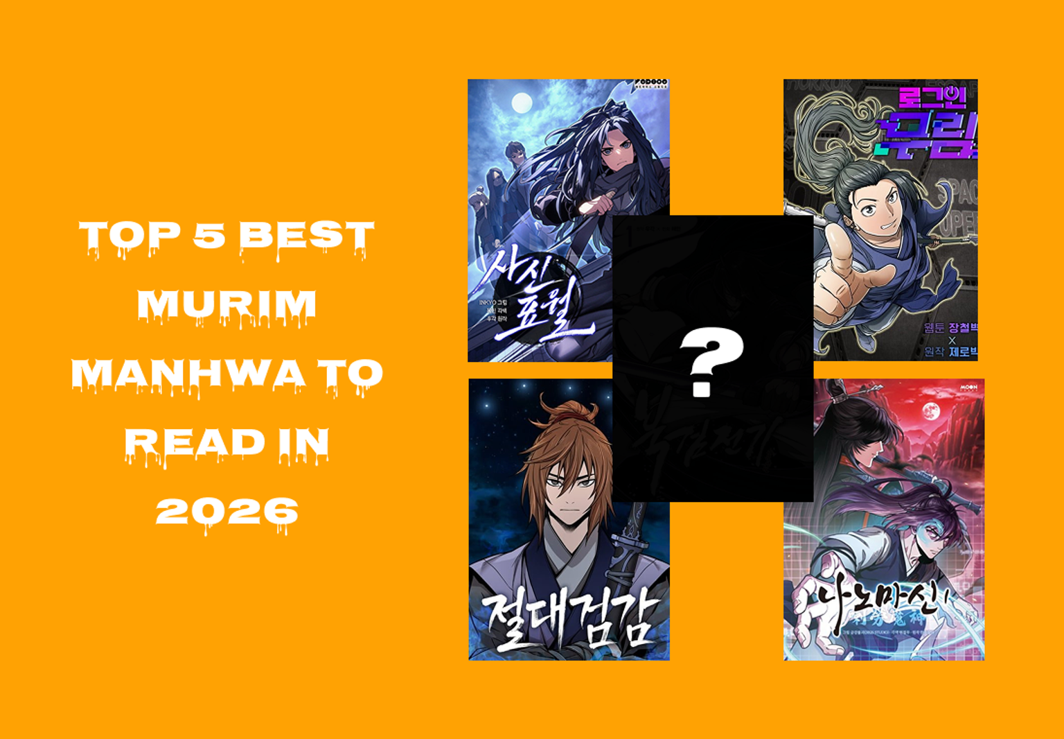 Top 5 Best Murim Manhwa to Read in 2026