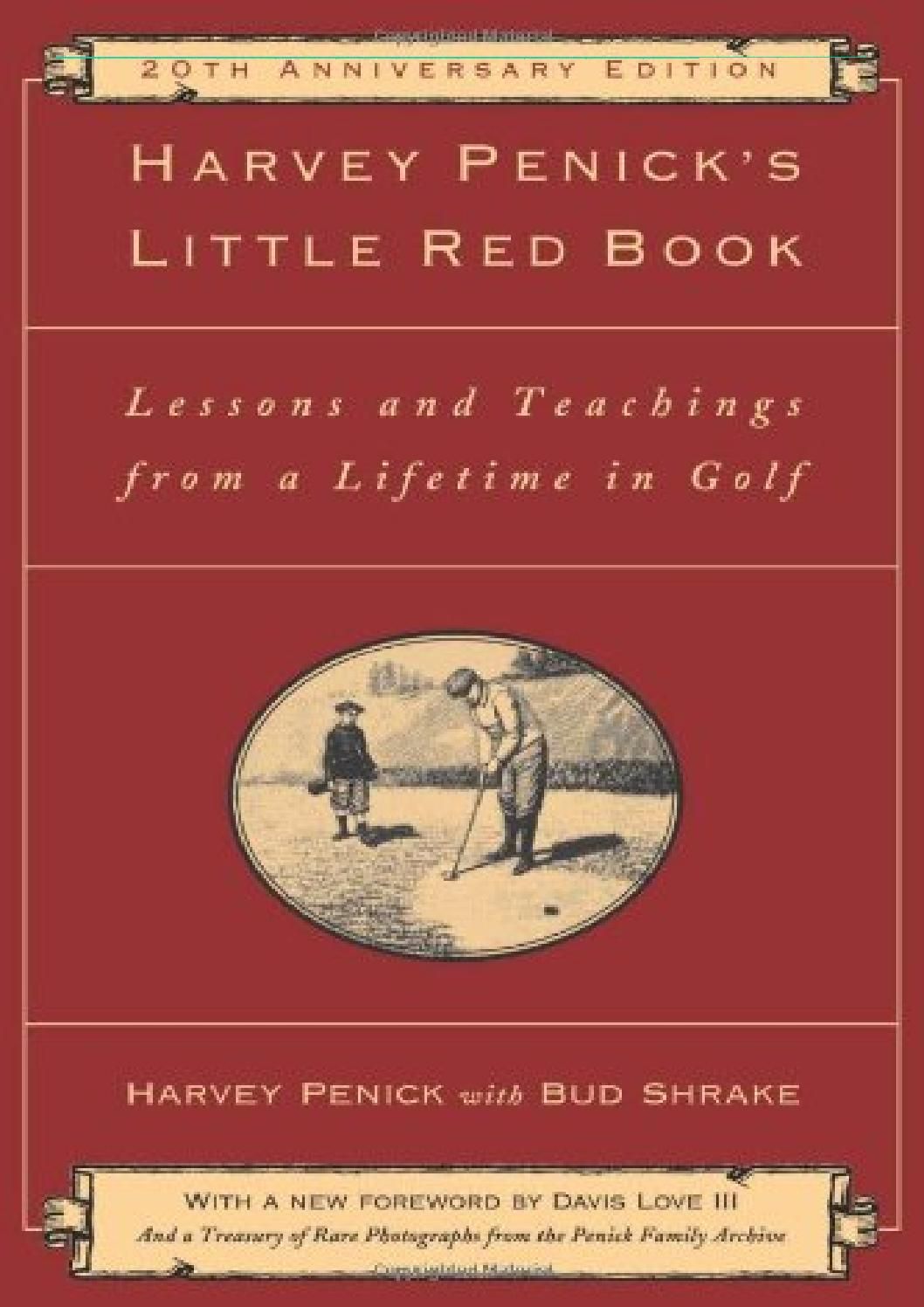 Harvey Penick's Little Red Book Cover