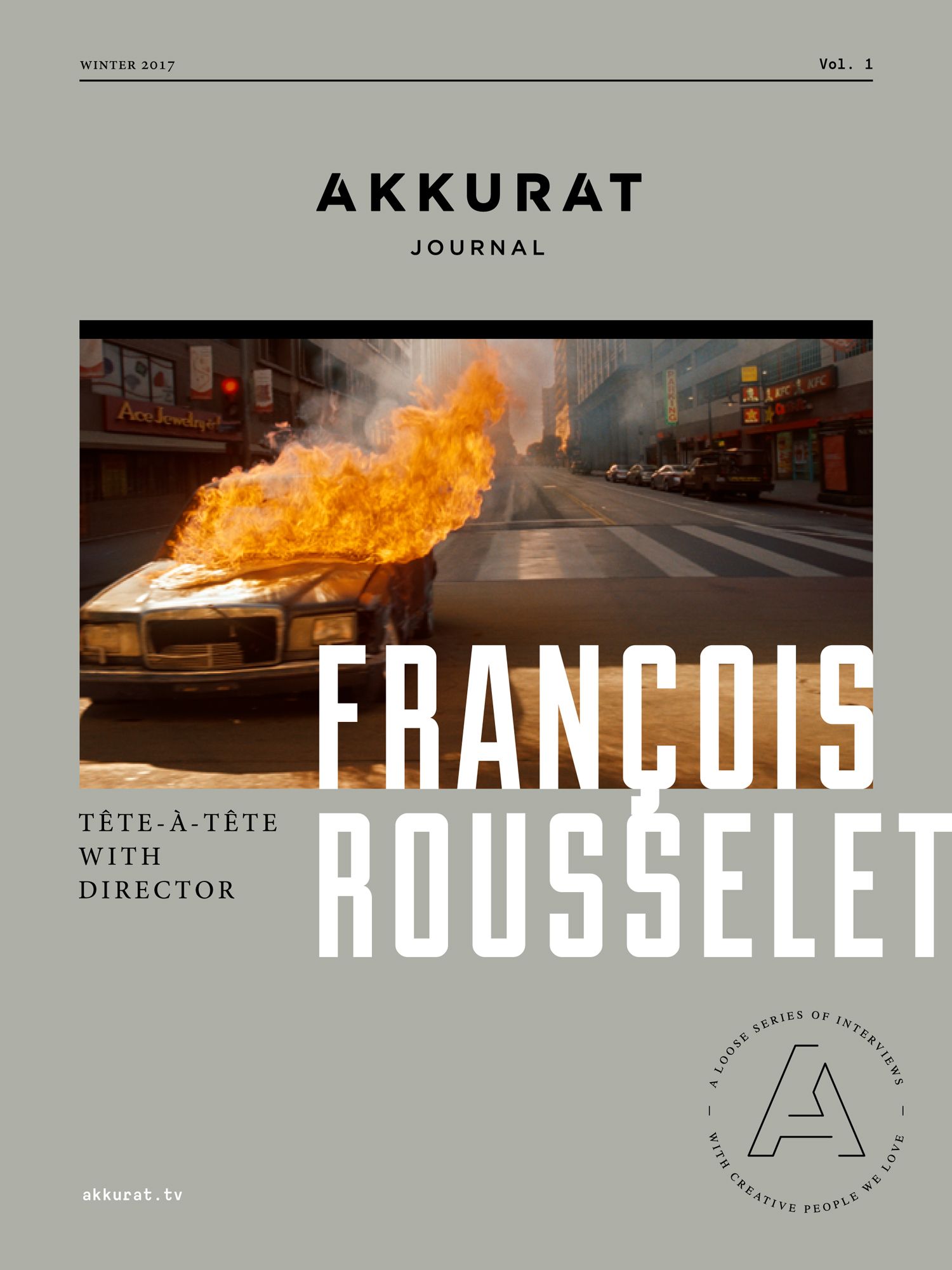 Akkurat Journal Francois Rousselet Cover
