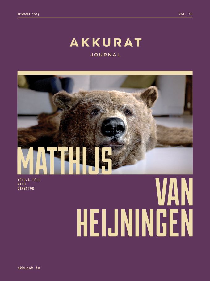 AKKURAT Journal Matthijs van Heijningen Cover