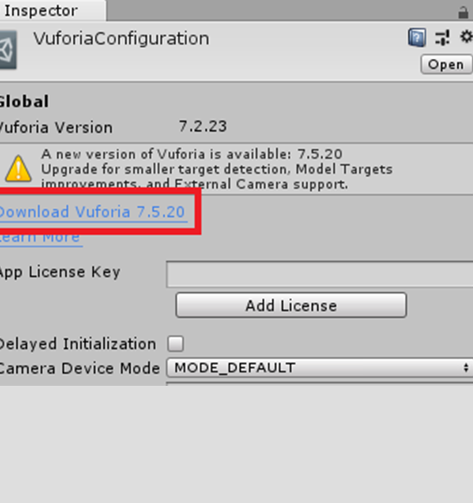 Unity HubでインストールしたUnityのVuforiaプラグインをアップデートする方法