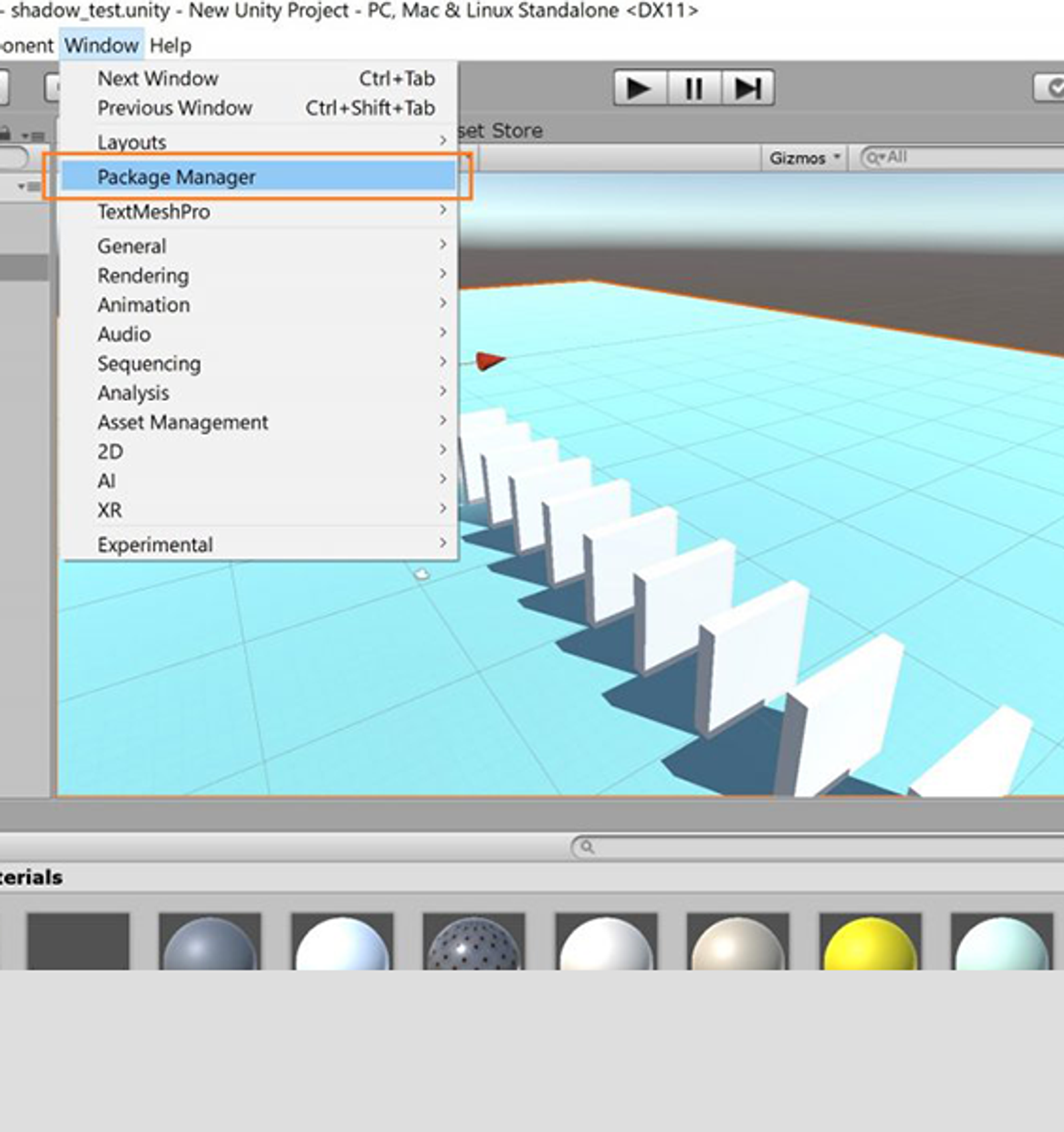 Unity_PostProcessing機能の有効化