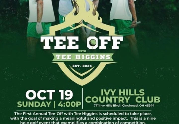 Tee Off with Tee Higgins - Oct. 19th logo or preview