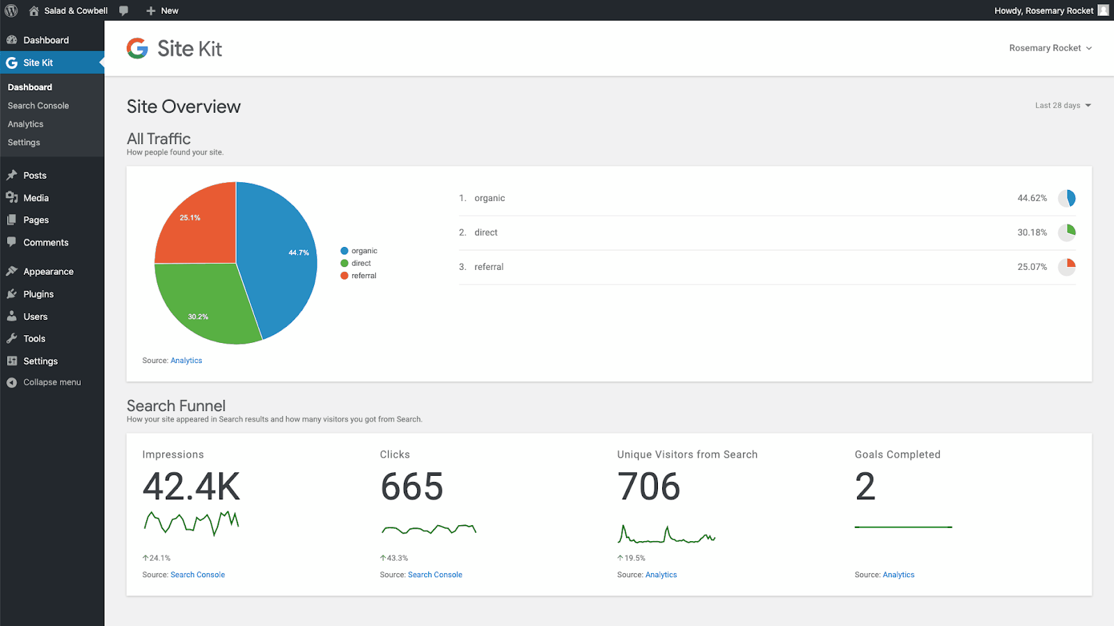 Site Kit released for all Wordpress sites