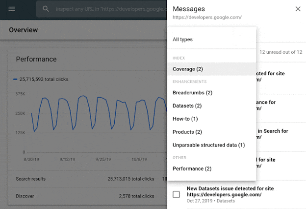 Google introduces new Google Search Console messages