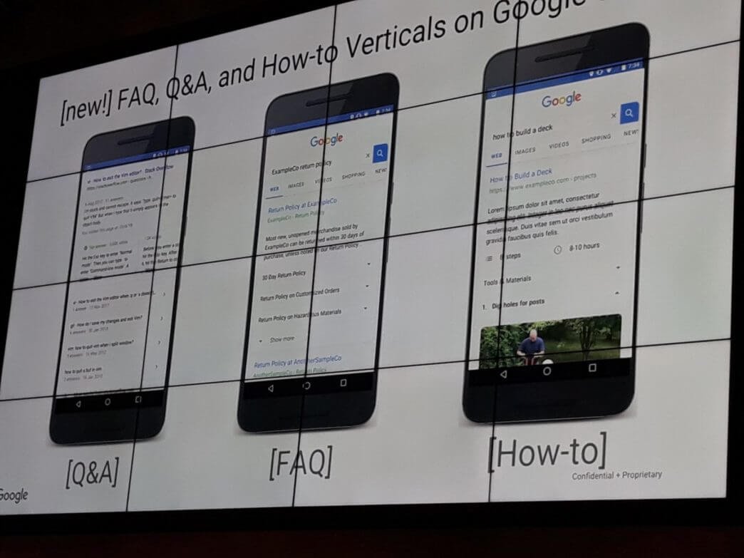 Google adds new features to the SERPS in the form of Q&A, FAQ and How-to boxes which are all driven from the implementation of Schema.