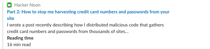 Hacker Noon Twitter Card