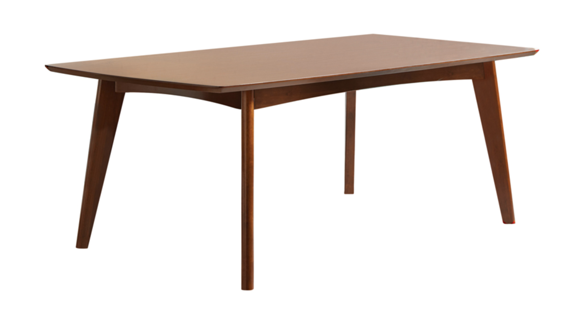 Malone Rectangular Dining Table Dark Walnut