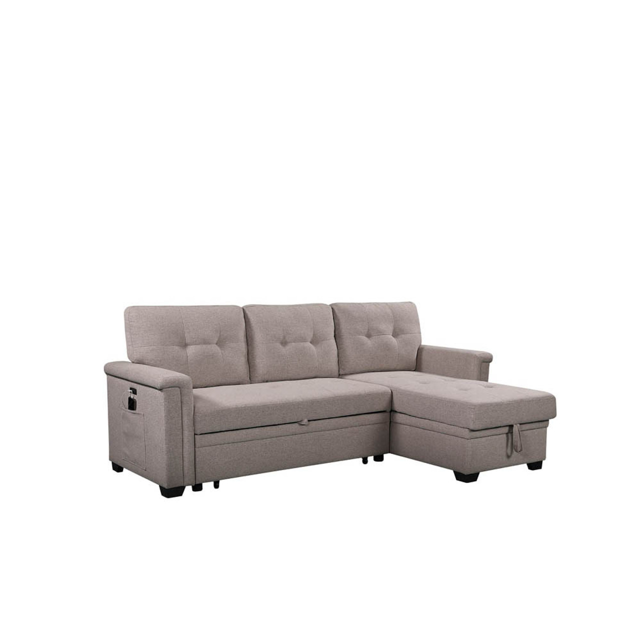 Nathan Reversible Sleeper Sectional Sofa