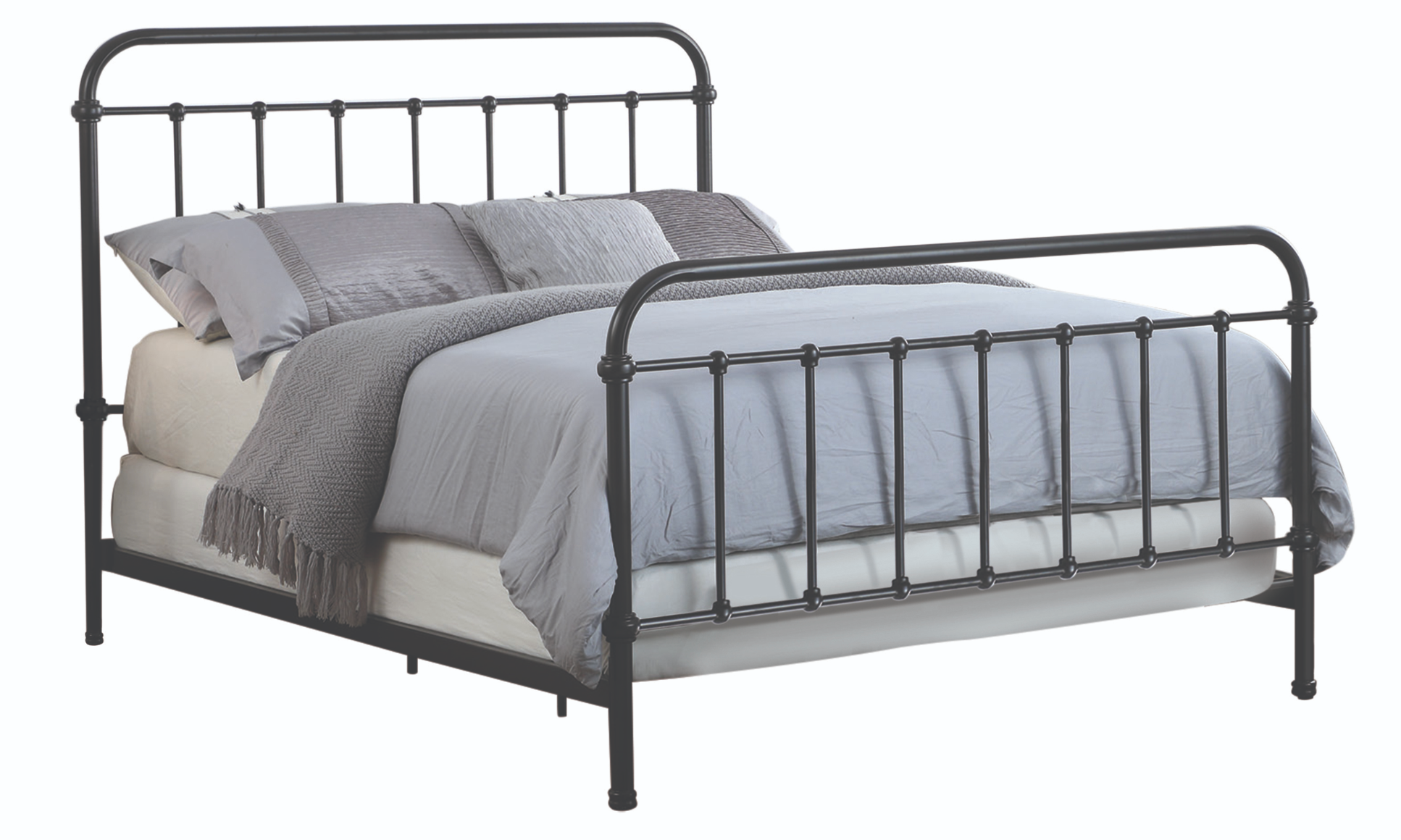 Livingston Panel Metal Bed