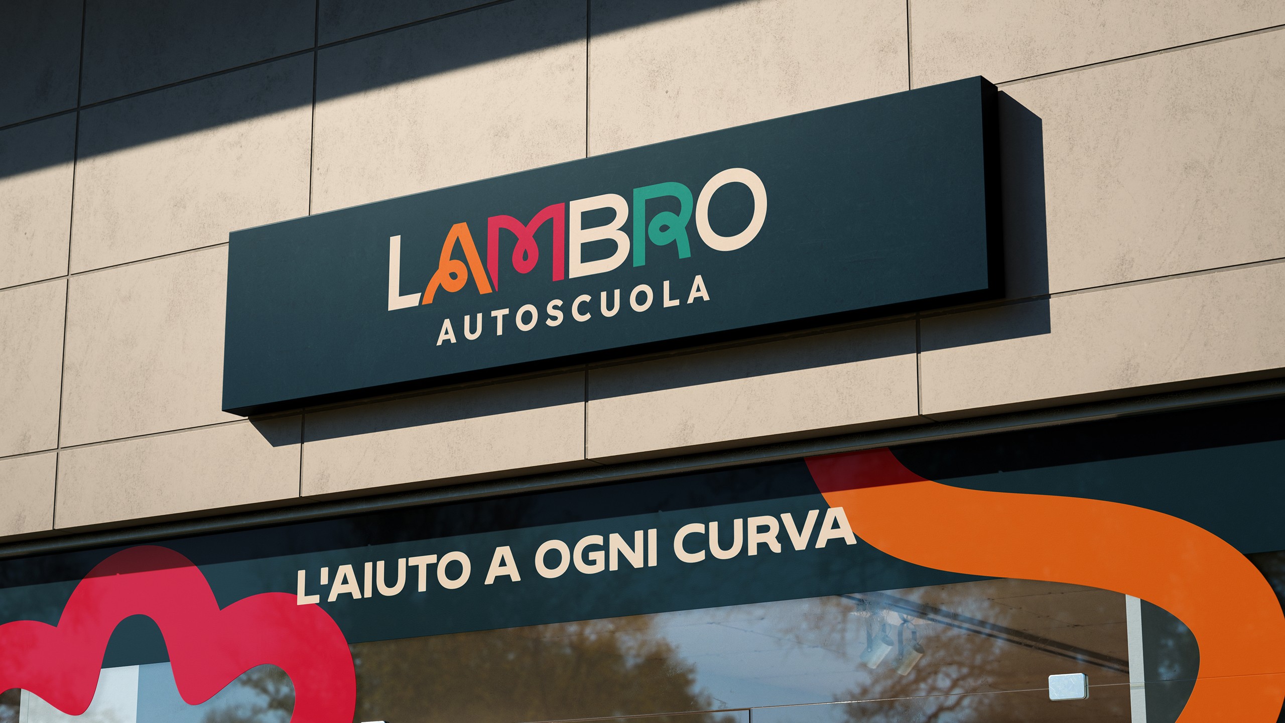 Driving School Sign
