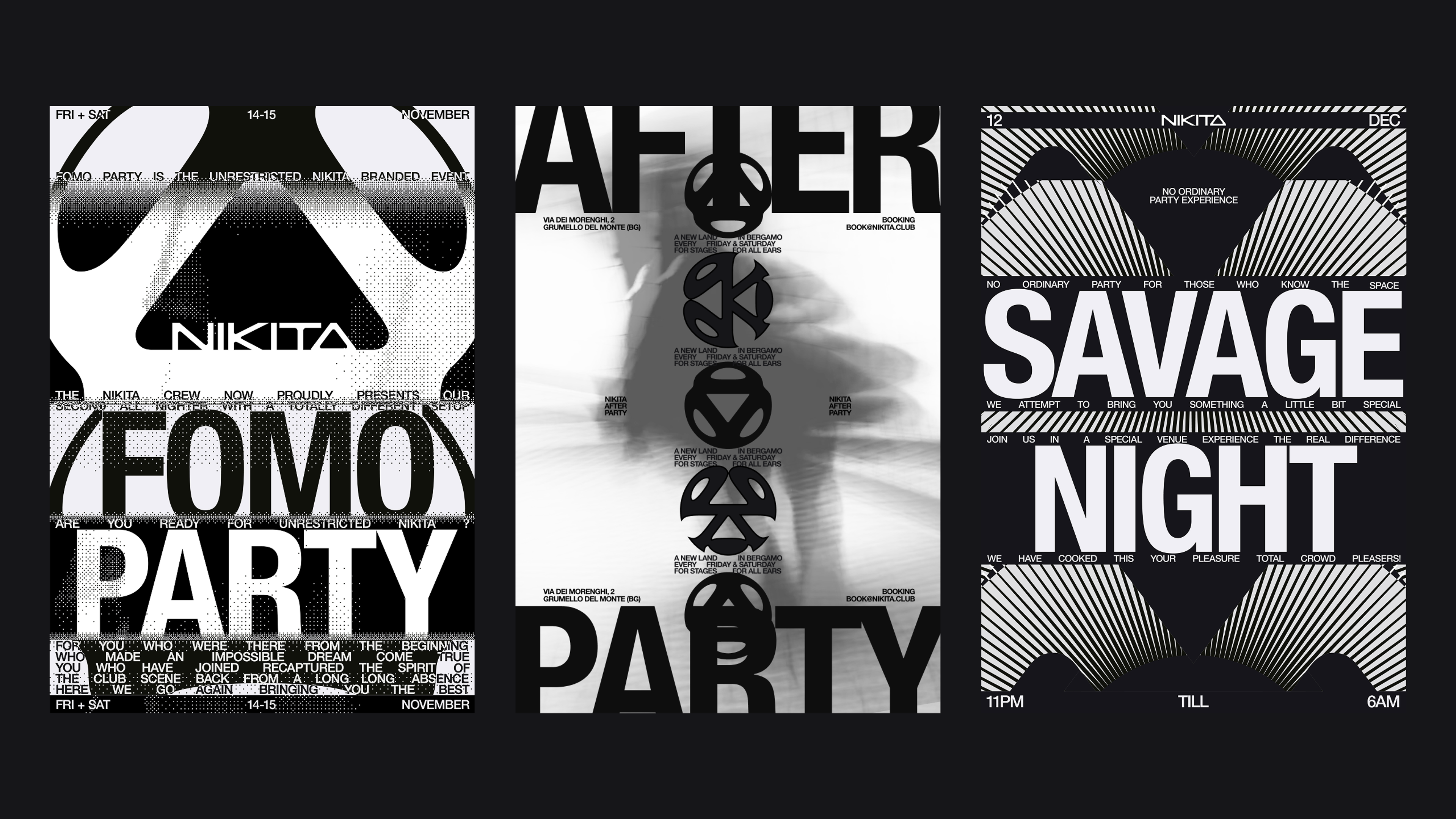 Nikita Event Posters Example Creative Direction Version 1