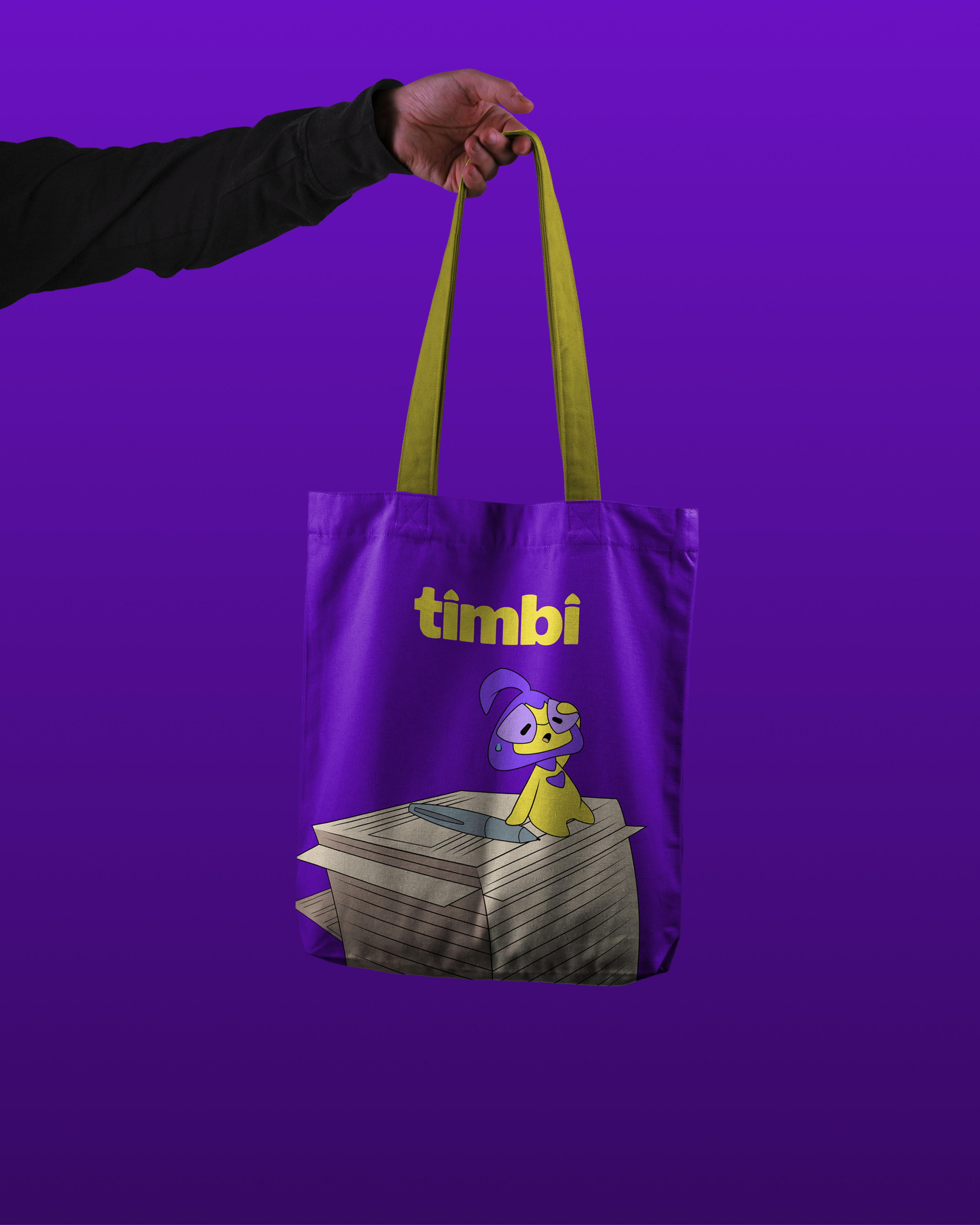 Timbi Tote Bag with Mascot