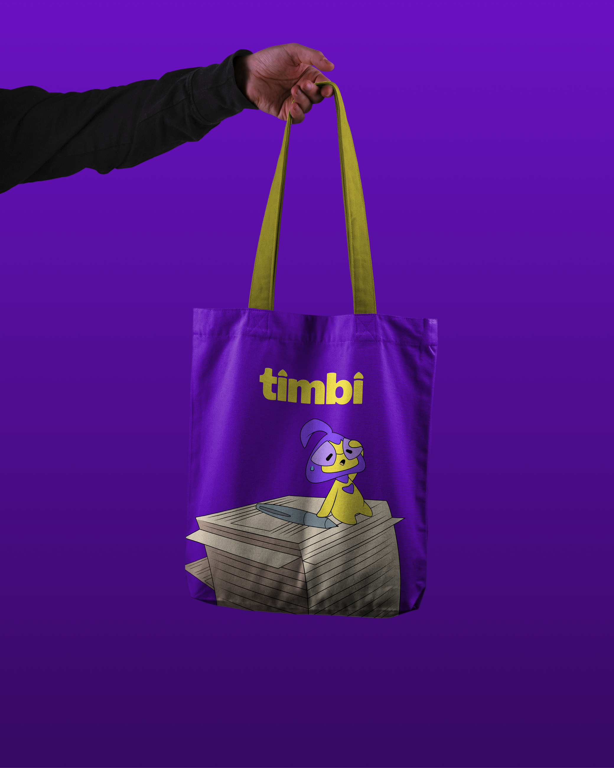 Timbi Tote Bag with Mascot