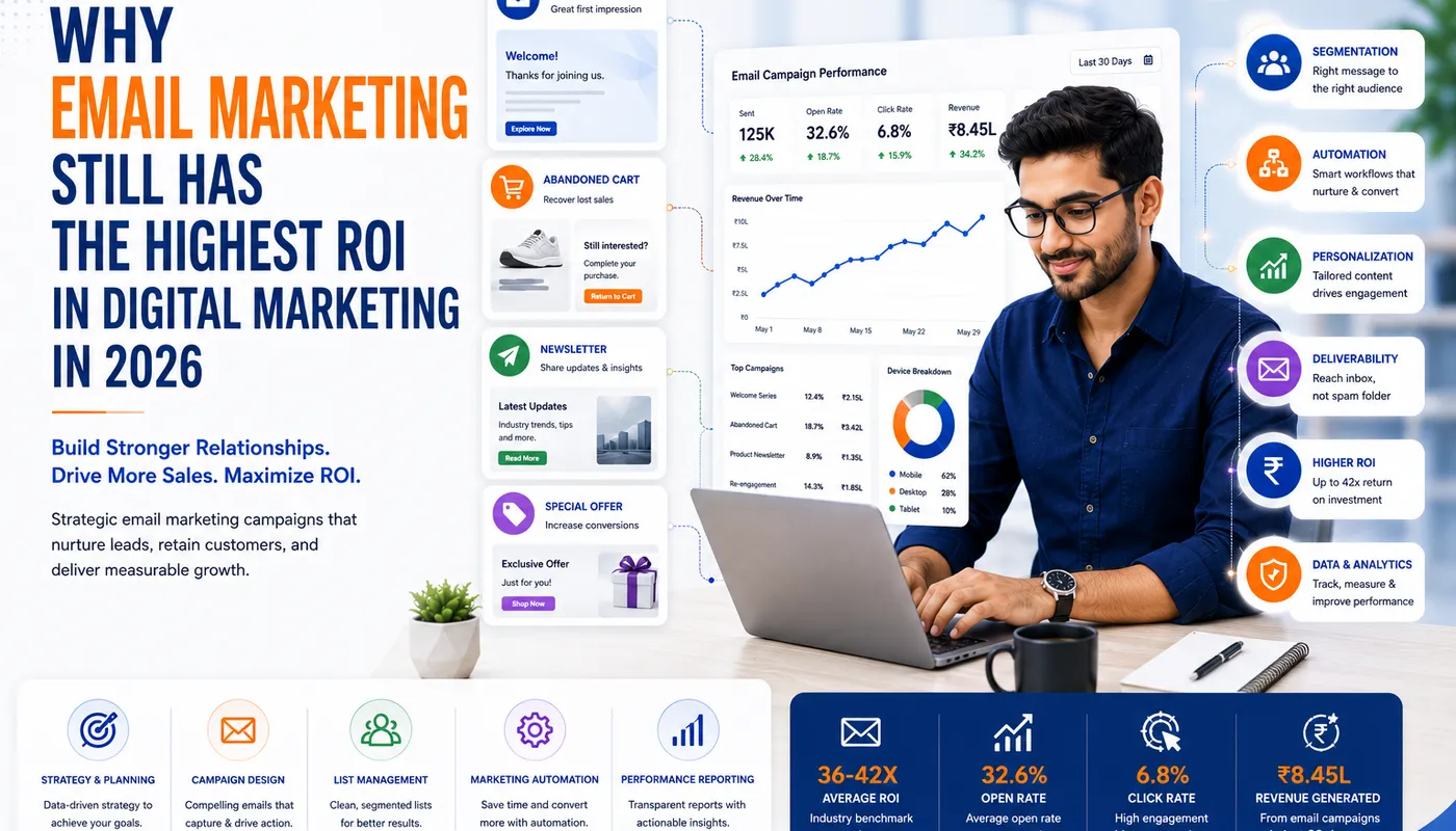 Why Email Marketing Still Has the Highest ROI in Digital Marketing | Primesource Email Marketing Campaign Services for Businesses India
