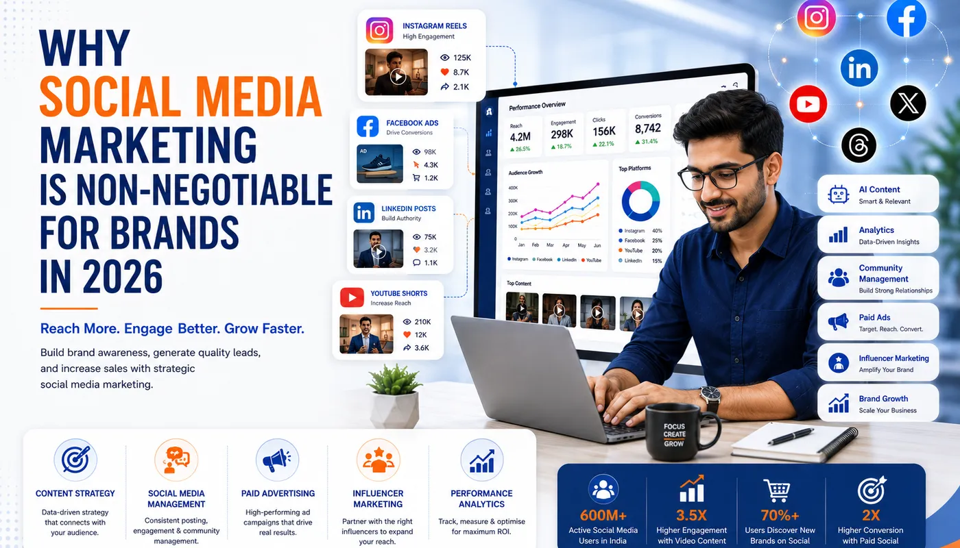 Why Social Media Marketing is Non-Negotiable for Brands in 2026 | Primesource Social Media Marketing Services for Brands India
