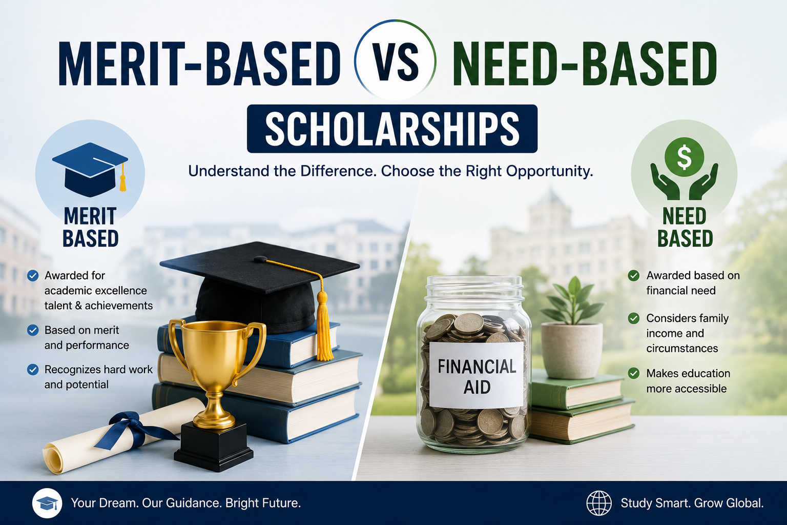 Merit-Based vs Need-Based Scholarships: What's the Difference? (2026 Guide)