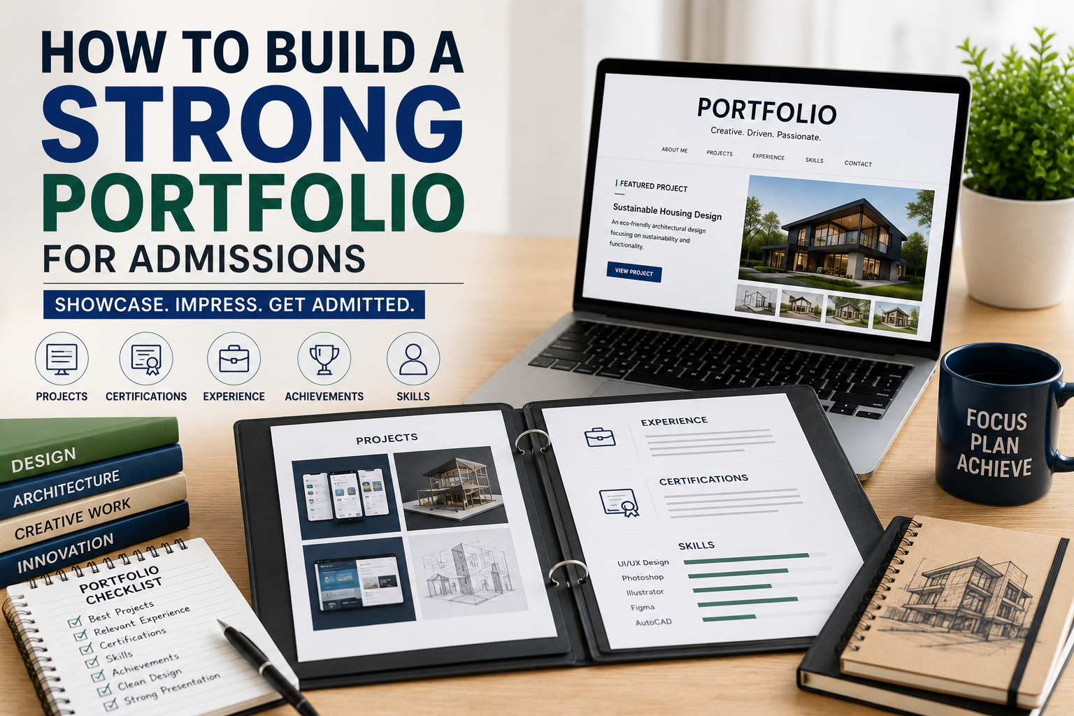 How to Build a Strong Portfolio for Admissions (2026 Guide)
