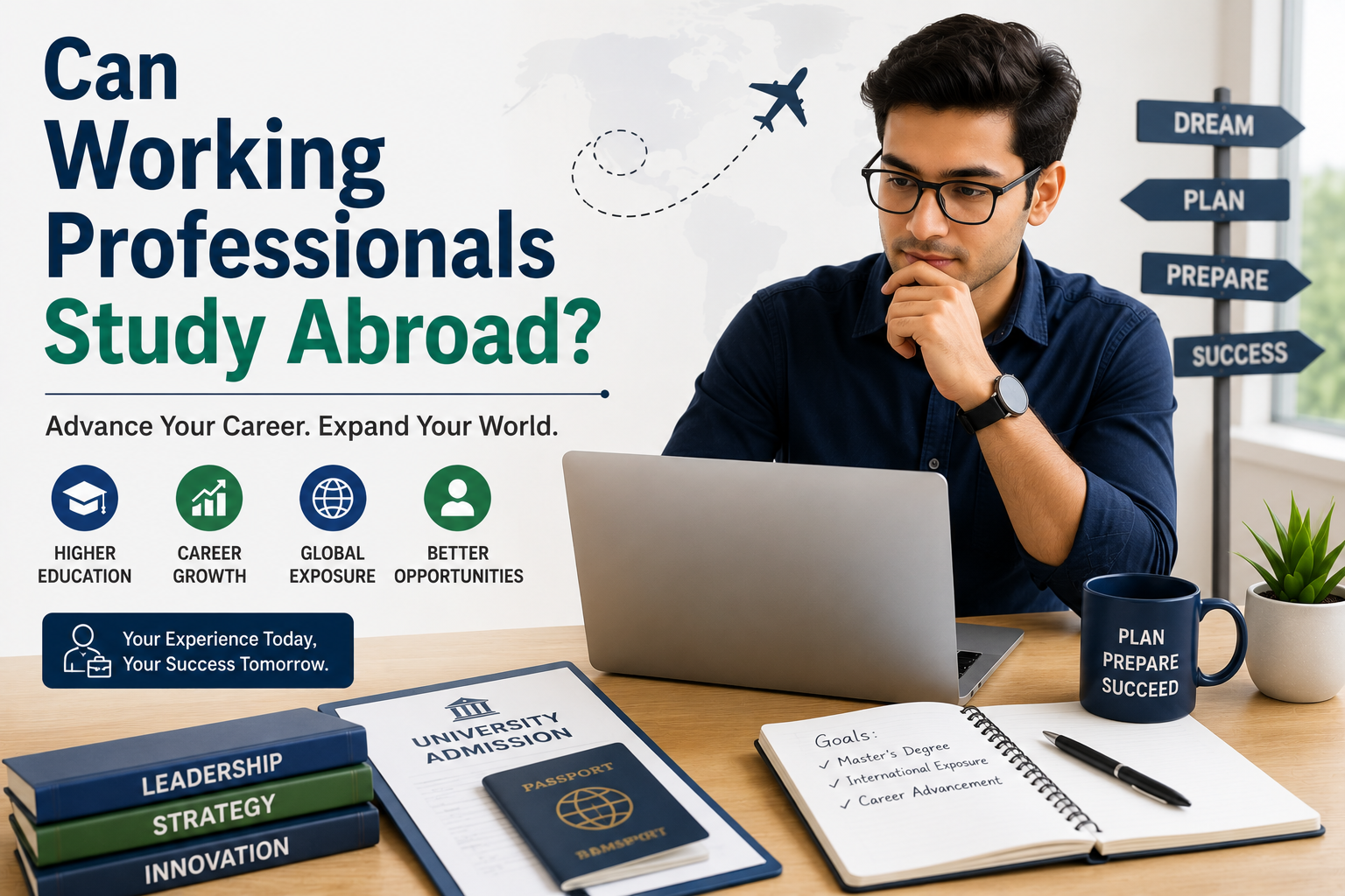 Can Working Professionals Study Abroad?
