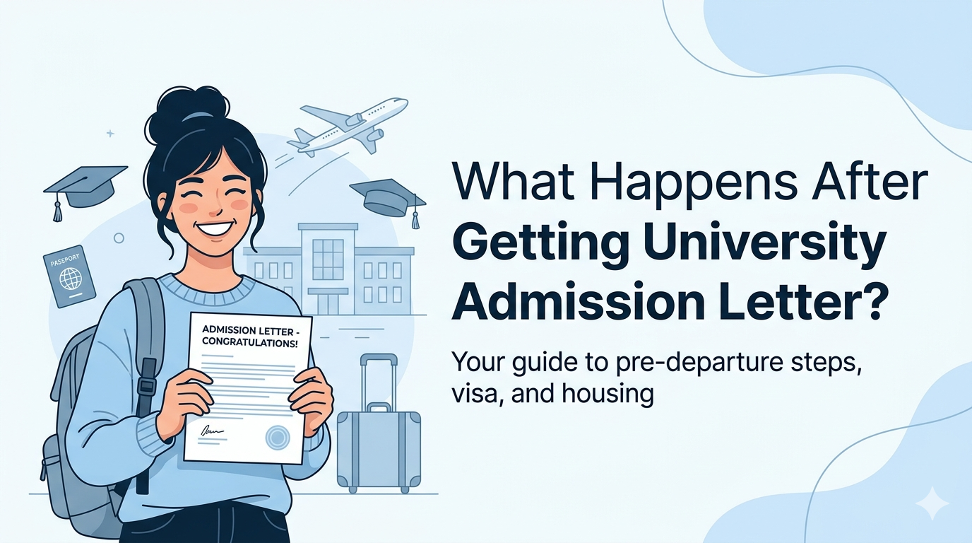 What Happens After Getting University Admission Letter? Complete Guide for International Students