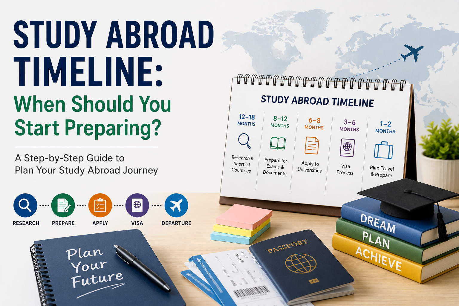 Study Abroad Timeline: When Should You Start Preparing? (2026 Guide)