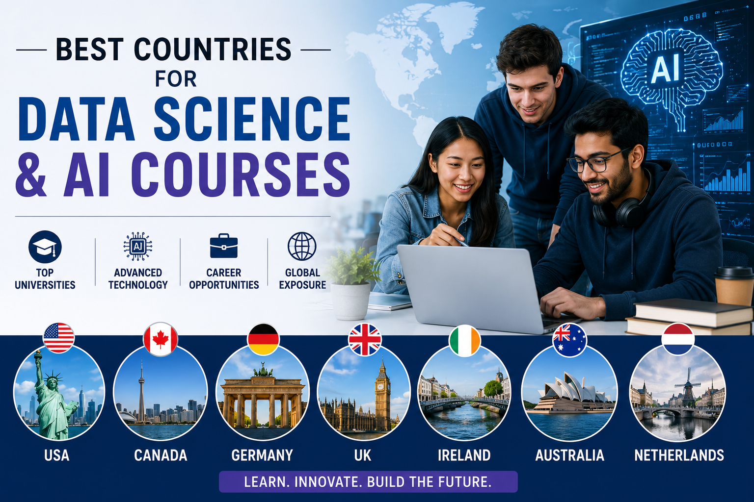 Best Countries for Data Science & AI Courses (2026 Guide)