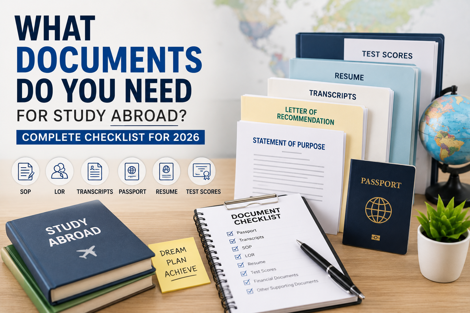 What Documents Do You Need for Study Abroad? Complete Checklist for 2026