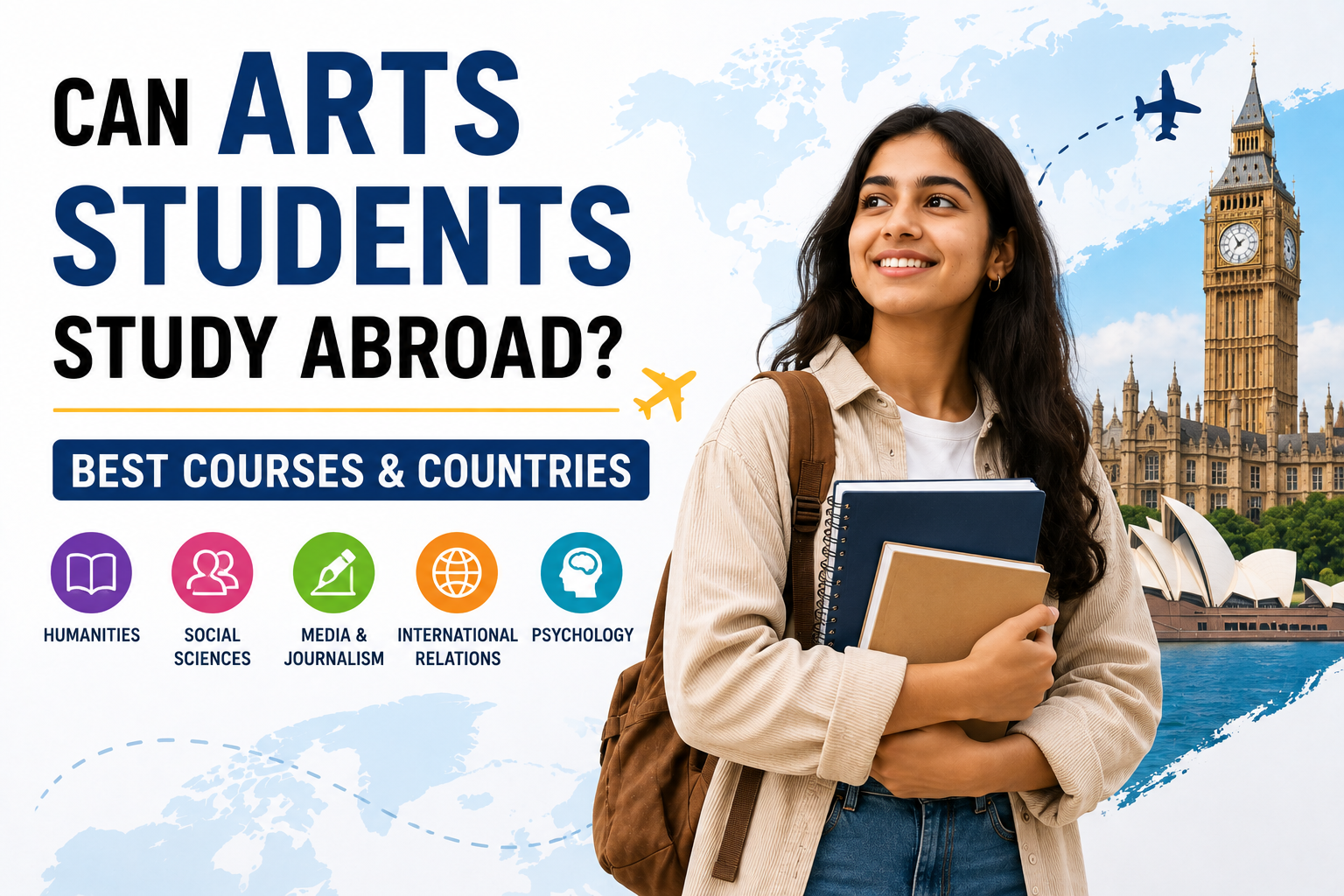 Can Arts Students Study Abroad? Best Courses & Countries