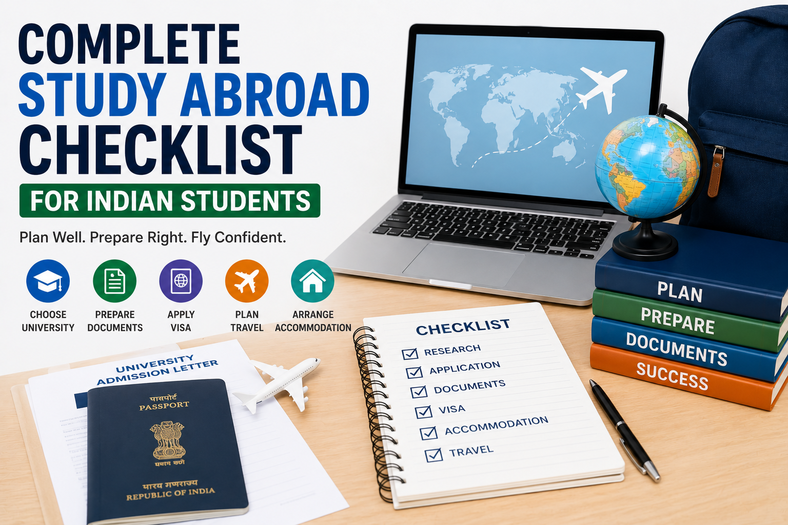 Complete Study Abroad Checklist for Indian Students