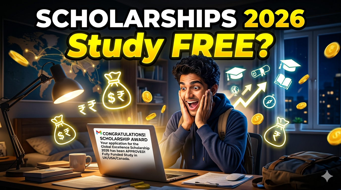 Scholarships for Indian Students to Study Abroad 2026 (Fully Funded + List)