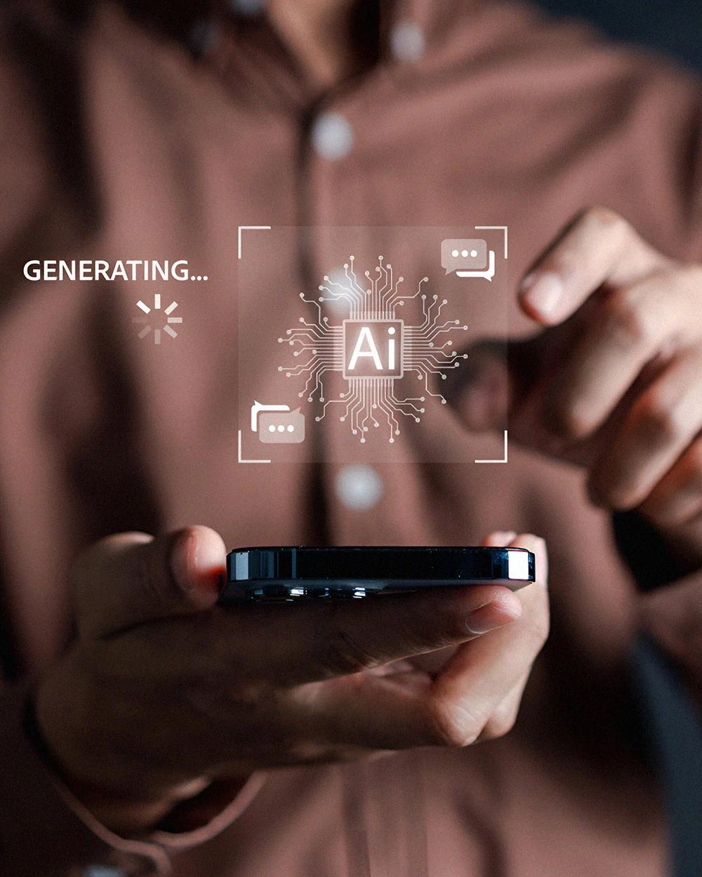 Equipo trabajando con tecnología avanzada e inteligencia artificial para desarrollar estrategias digitales y optimizar resultados empresariales Hiweb.