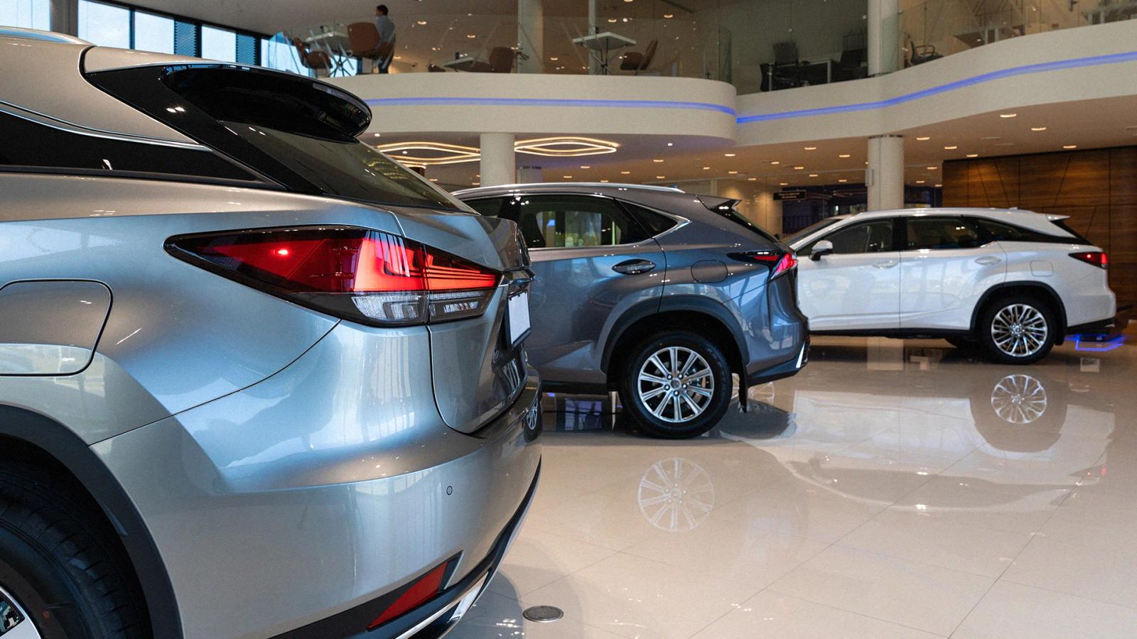 Modern vehicles displayed inside an automotive showroom, highlighting design, innovation, and digital solutions for the automotive industry Hiweb.