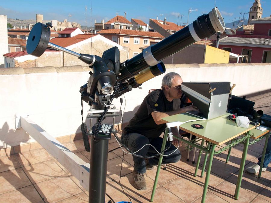 Fotografía de la actividad: OBSERVACIÓN DE LA ACTIVIDAD SOLAR (9)