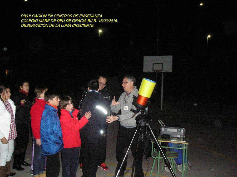 Fotografía de la actividad: Divulgación en Centros de Enseñanza. CEIP Mare de Déu de Gràcia (2)