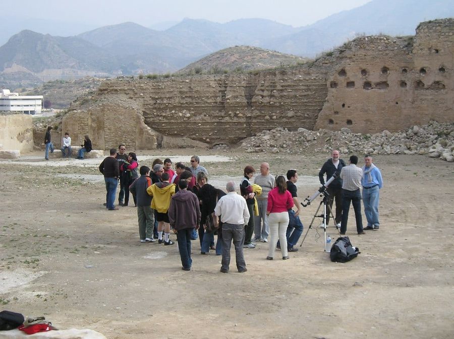 Fotografía de la actividad: Observación Solar desde el Castillo de Elda: 04/04/2009 (6)