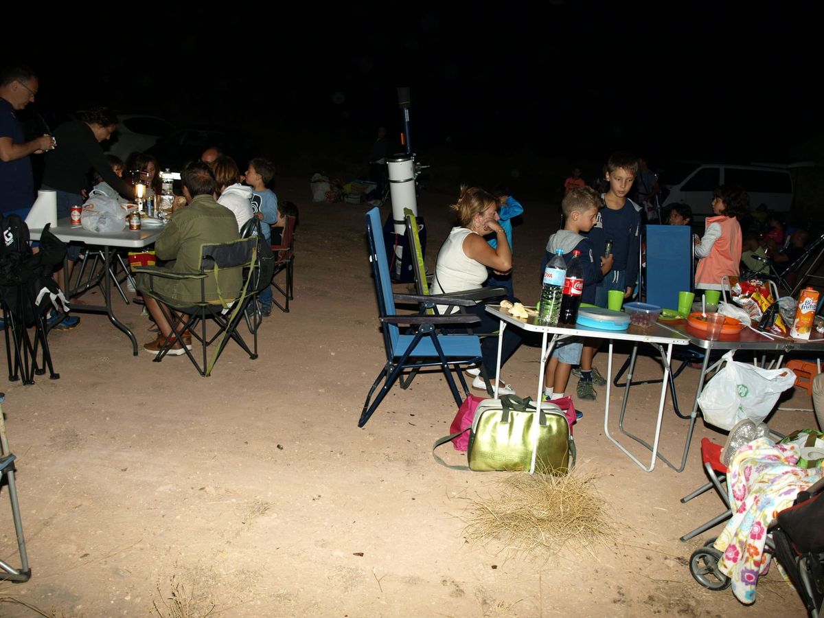 Fotografía de la actividad: Gran participación en la lluvia de estrellas 2017 en Las Cañadas