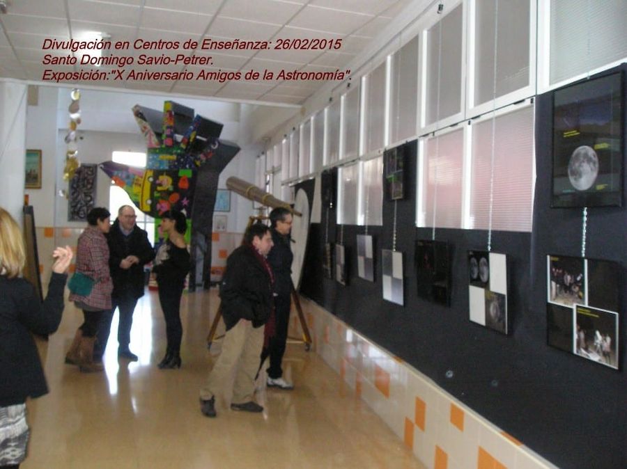 Fotografía de la actividad: Exposición en el Colegio Santo Domigo Savio de Petrer: 26/02/2015 (1)