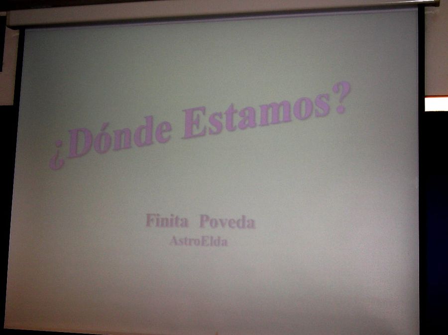 Fotografía de la actividad: XX Congreso Estatal de Astronomía (4)